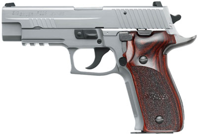 Sig Sauer P226 Standard 9mm 4.4" 15+1 Custom Rosewood Grip Stainless